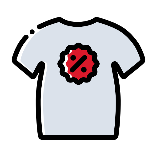 T shirt Generic Color Omission icon