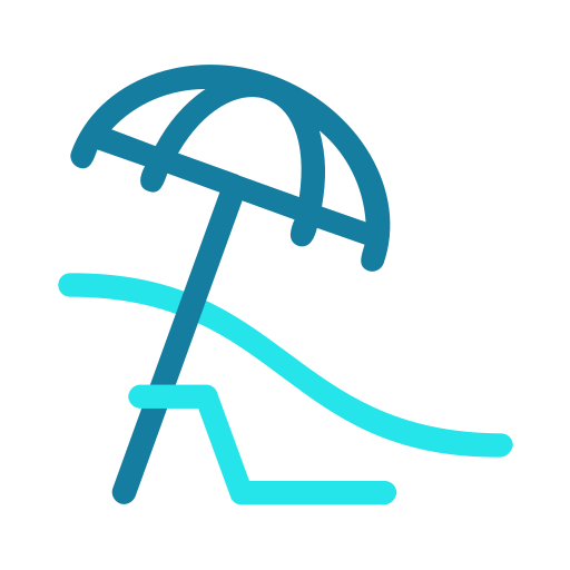 해변 Generic Outline Color icon
