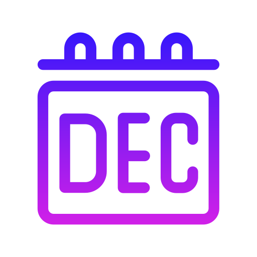 December Generic Gradient icon