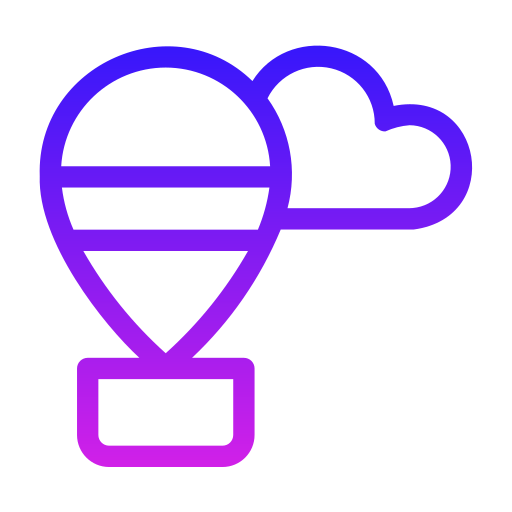 heißluftballon Generic Gradient icon