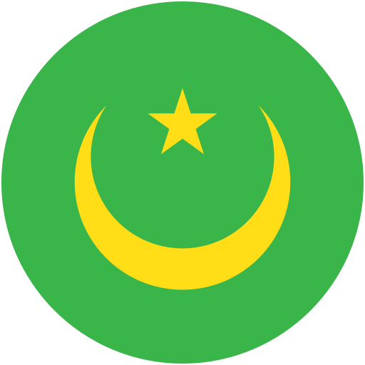 mauritânia Generic Circular Ícone