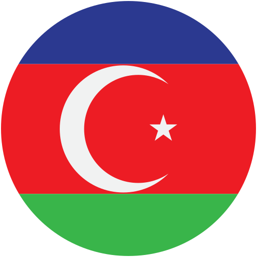 azerbeidzjan Generic Circular icoon