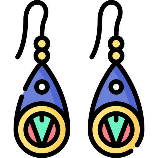 Earrings Special Lineal color icon