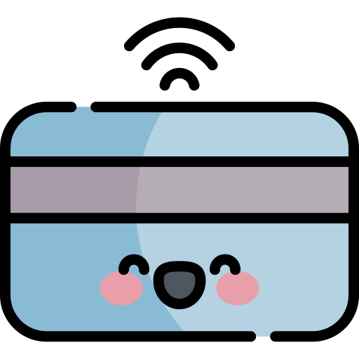 Card payment Kawaii Lineal color icon