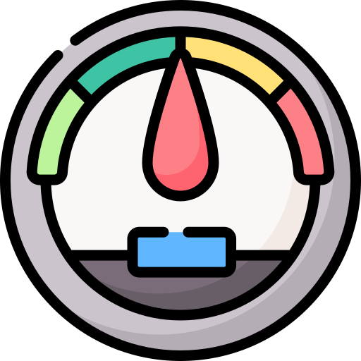 snelheidsmeter Special Lineal color icoon