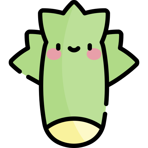 Celery Kawaii Lineal color icon