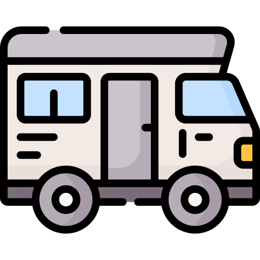 caravan Special Lineal color icona
