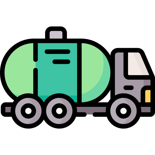 camión de aceite Special Lineal color icono