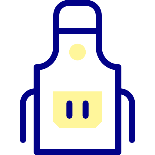 エプロン Detailed Mixed Lineal color icon