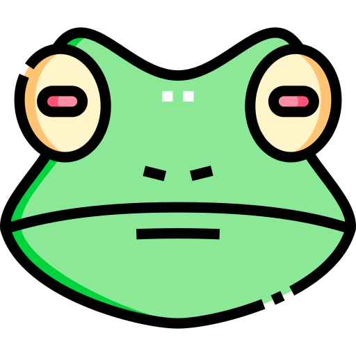 frosch Detailed Straight Lineal color icon