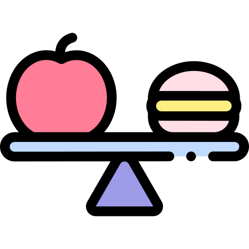 다이어트 Detailed Rounded Lineal color icon