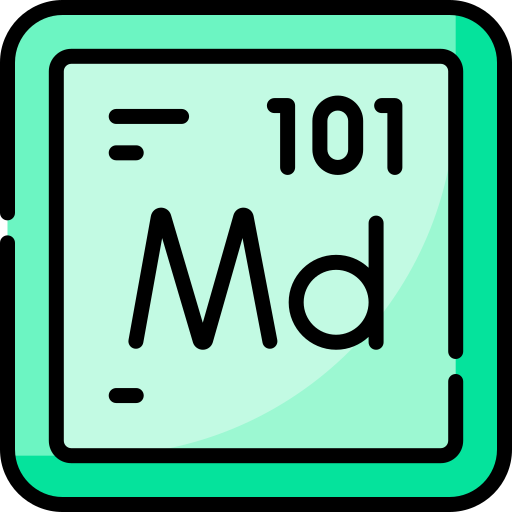 Mendelevium Special Lineal color icon