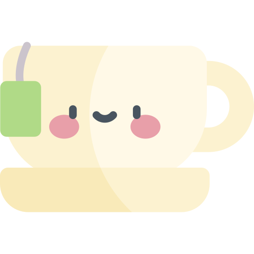 Чашка чая Kawaii Flat иконка
