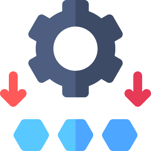 마이크로서비스 Basic Rounded Flat icon