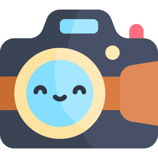 camera Kawaii Flat icoon