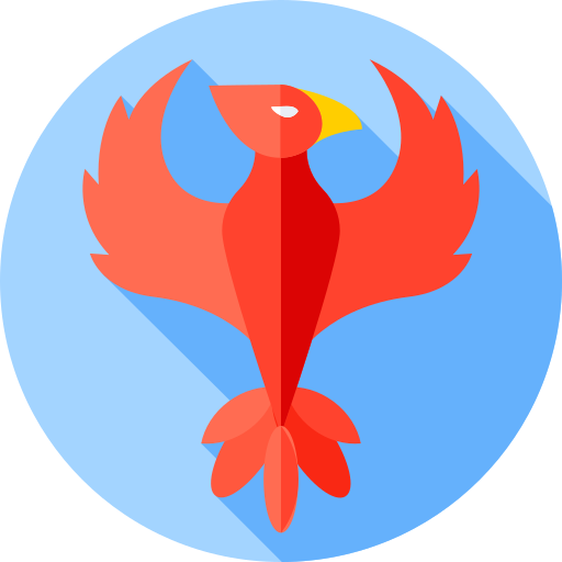 Phoenix Flat Circular Flat icon