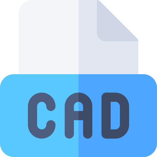 Cad Basic Rounded Flat icon