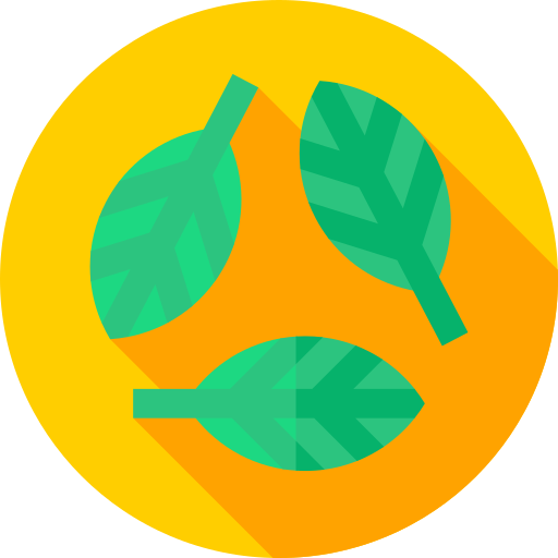 ulegające biodegradacji Flat Circular Flat ikona