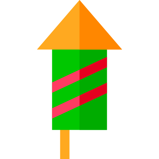 Фейерверк Basic Straight Flat иконка