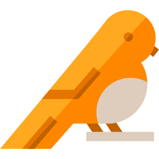 ptak Basic Straight Flat ikona