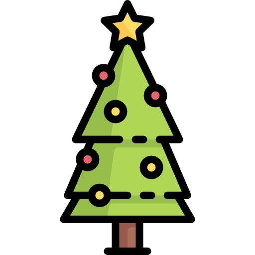 Christmas tree Special Lineal color icon