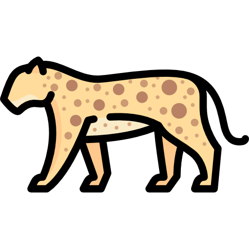 leopardo Special Lineal color icono