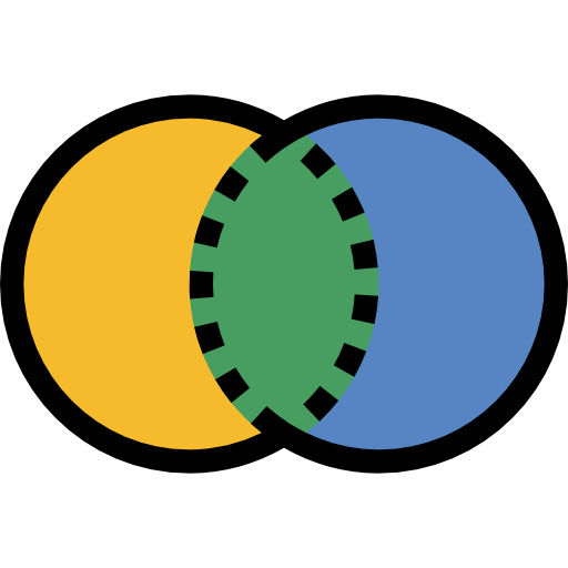 diagramy All-inclusive Lineal color ikona