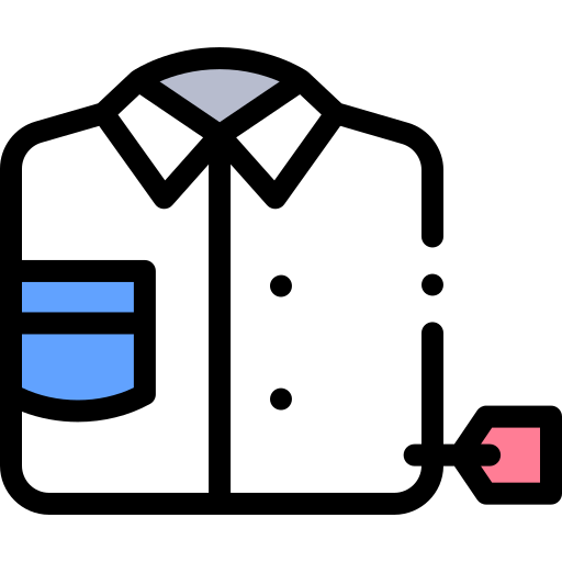 shirt Detailed Rounded Lineal color icon