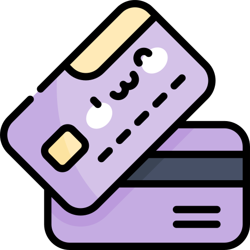 tarjeta de crédito Kawaii Lineal color icono