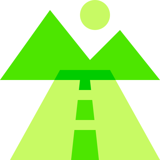 la carretera Basic Sheer Flat icono