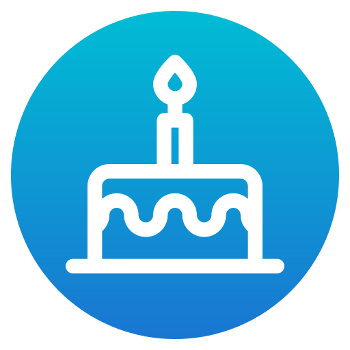 pastel de cumpleaños Generic Circular icono