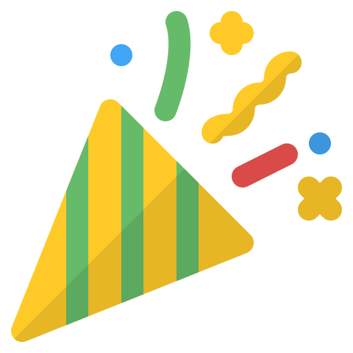 Confetti Generic Flat icon