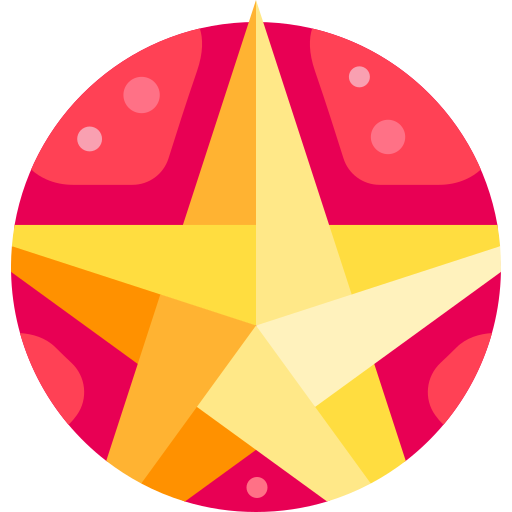 estrella Detailed Flat Circular Flat icono