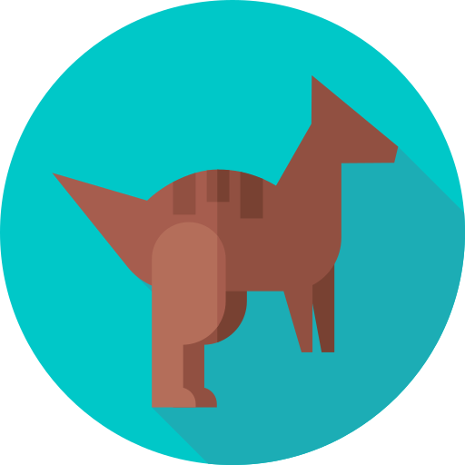 Liaoceratops Flat Circular Flat icon