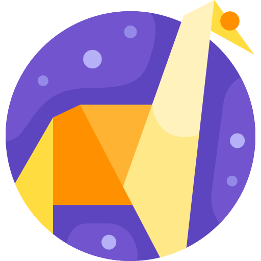 Giraffe Detailed Flat Circular Flat icon