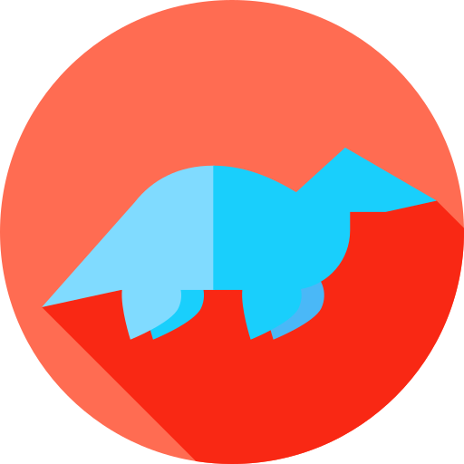 Spinosaurus Flat Circular Flat icon