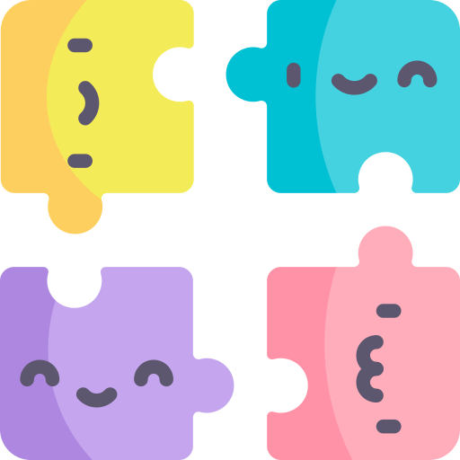 puzzle Kawaii Flat icon