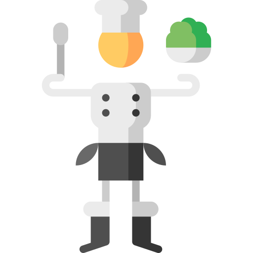 chef Puppet Characters Flat Icône