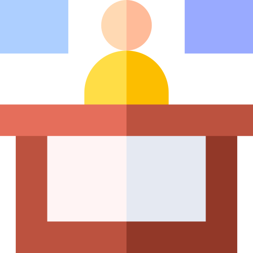 Consultation Basic Straight Flat icon