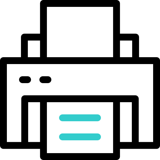 drucker Basic Accent Outline icon