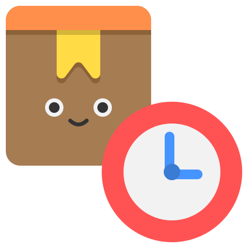 el tiempo de entrega Generic Flat icono