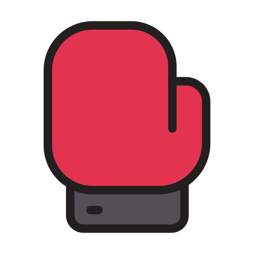 boxhandschuh Vector Stall Lineal Color icon