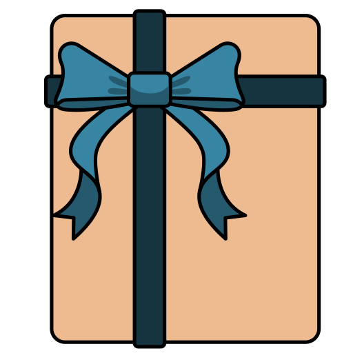 geschenk Generic Thin Outline Color icon