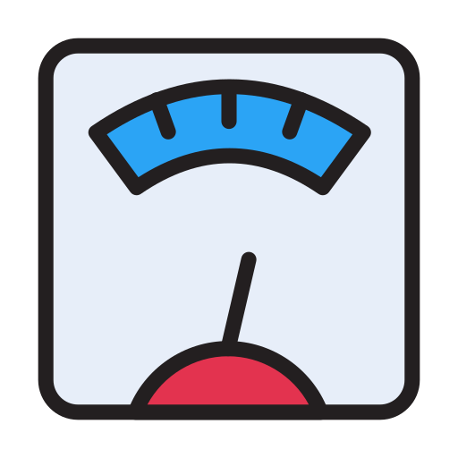 Body scale Vector Stall Lineal Color icon