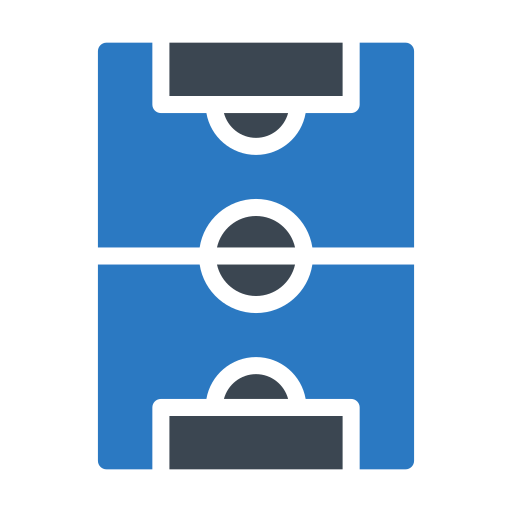 Football field Generic Blue icon