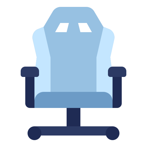 gaming stoel Generic Flat icoon
