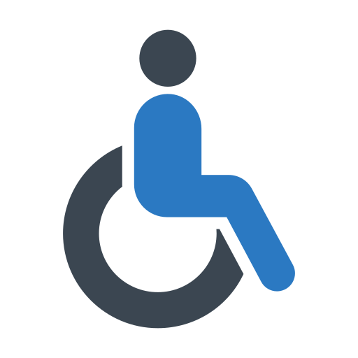 handicap Generic Blue icona