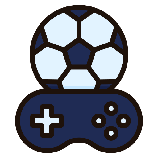 Sports game Generic Outline Color icon