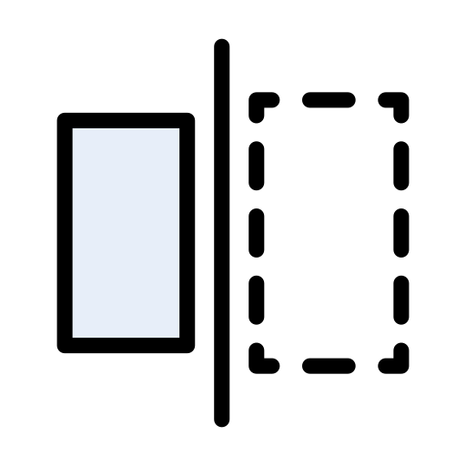 튀기다 Vector Stall Lineal Color icon