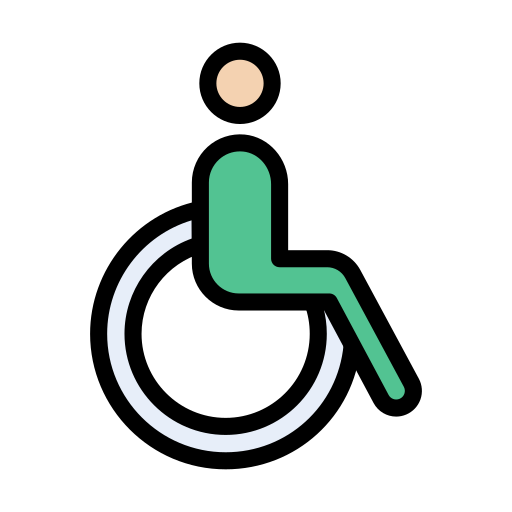 Handicap Vector Stall Lineal Color icon